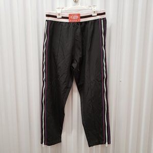 P.E Nation Sport Running Pants Zipper  Black Sz M